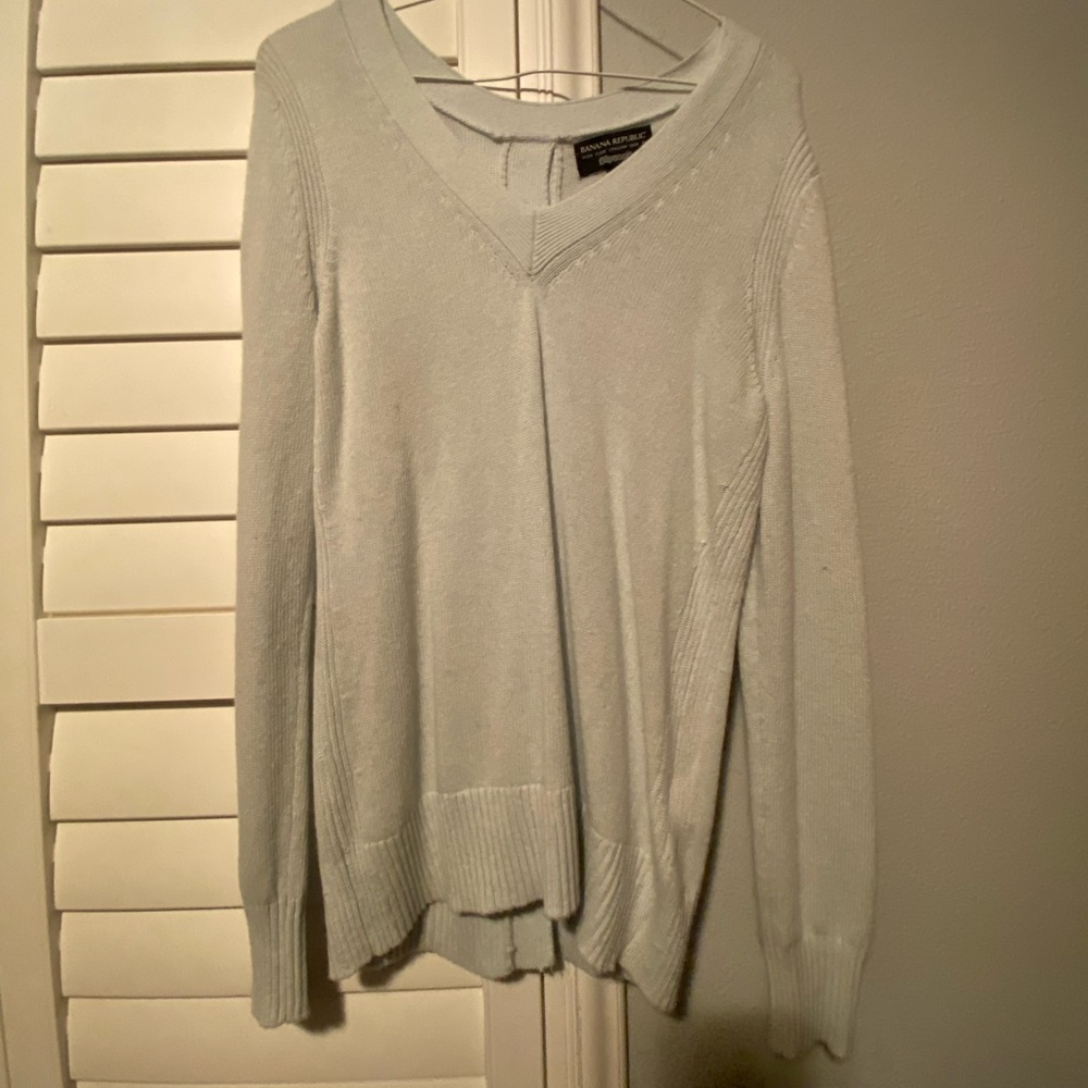 Banana Republic button down sweater size small